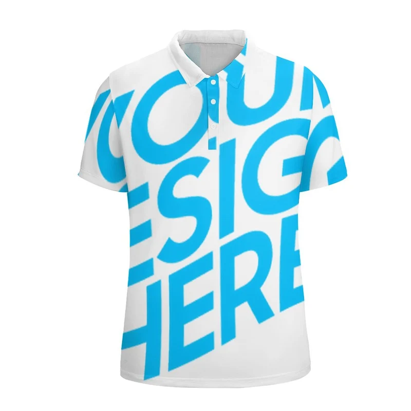 POLO Chemise droite A479 (image unique) Personnalisé avec logo et photo