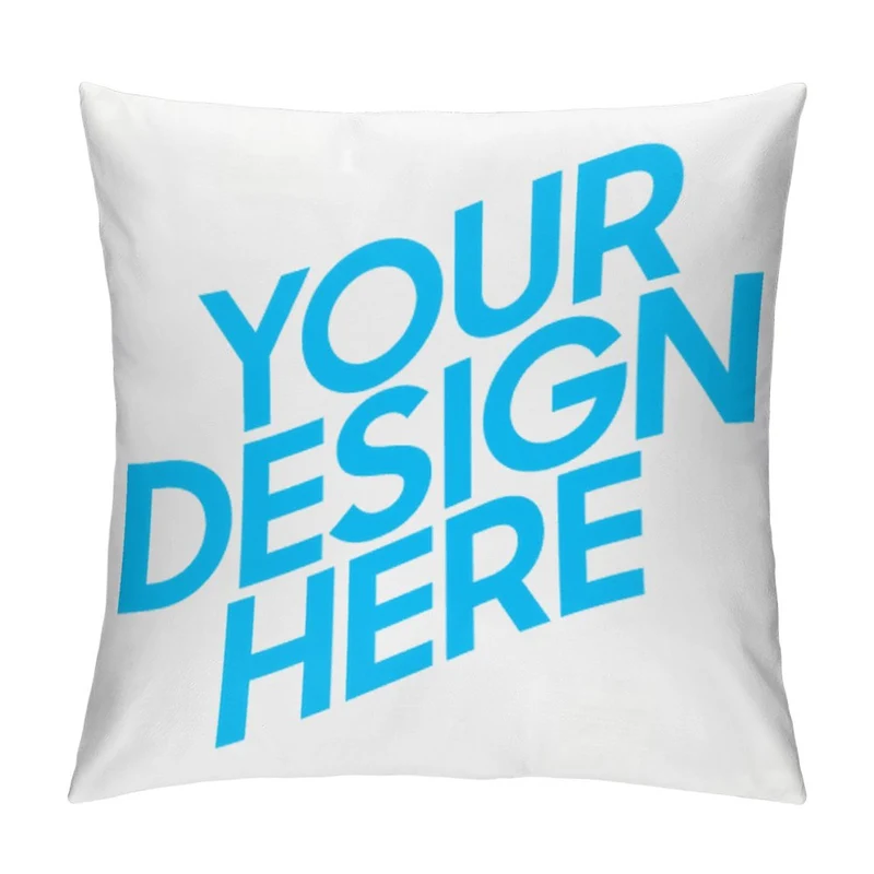 Taies d'oreiller / Housses de coussin en velours personnalisée avec photo logo motif texte