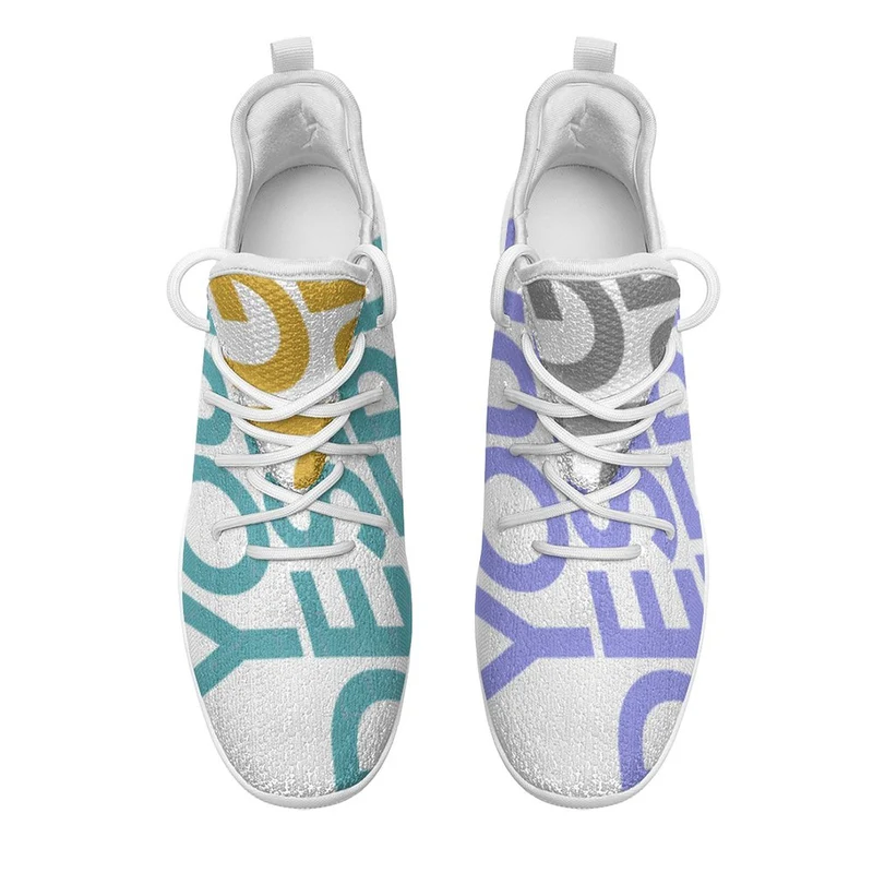 Cheerleading Chaussures de basket pour femme personnalisé (Deux chaussures peuvent être personnalisées différemment)