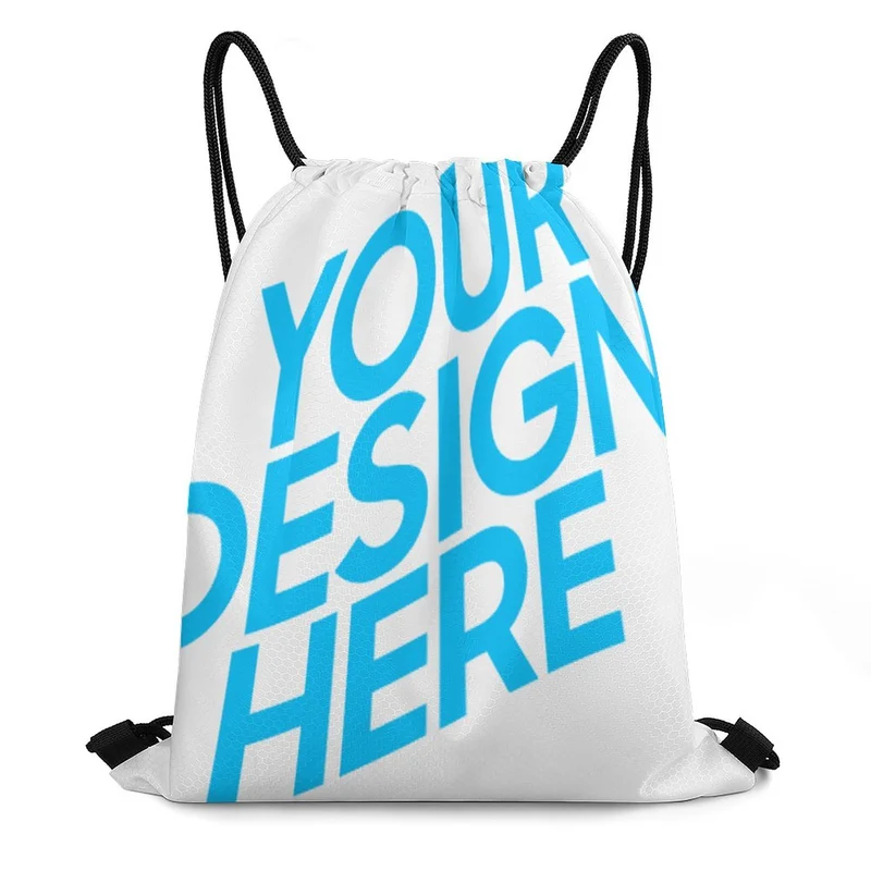 Sac à cordon pratique personnalisé avec photo logo motif
