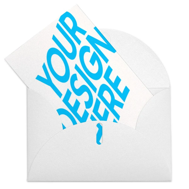 Carte de voeux / carte postale verticale impression personnalisée avec photo logo motif texte