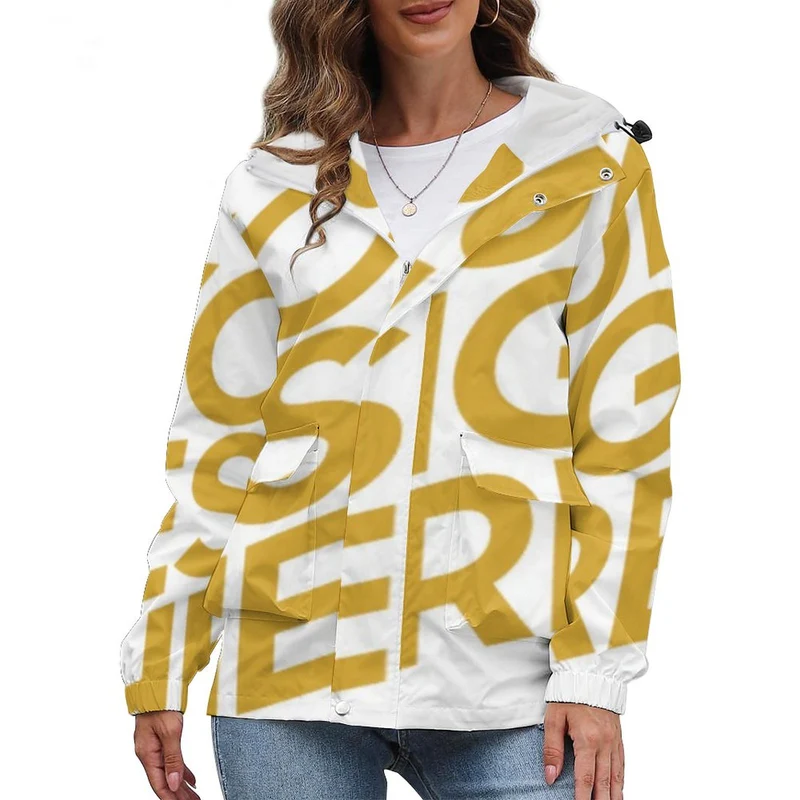 Impression d’image unique veste / jacket zippé courte polaire femme A679 personnalisé avec photo motif logo texte