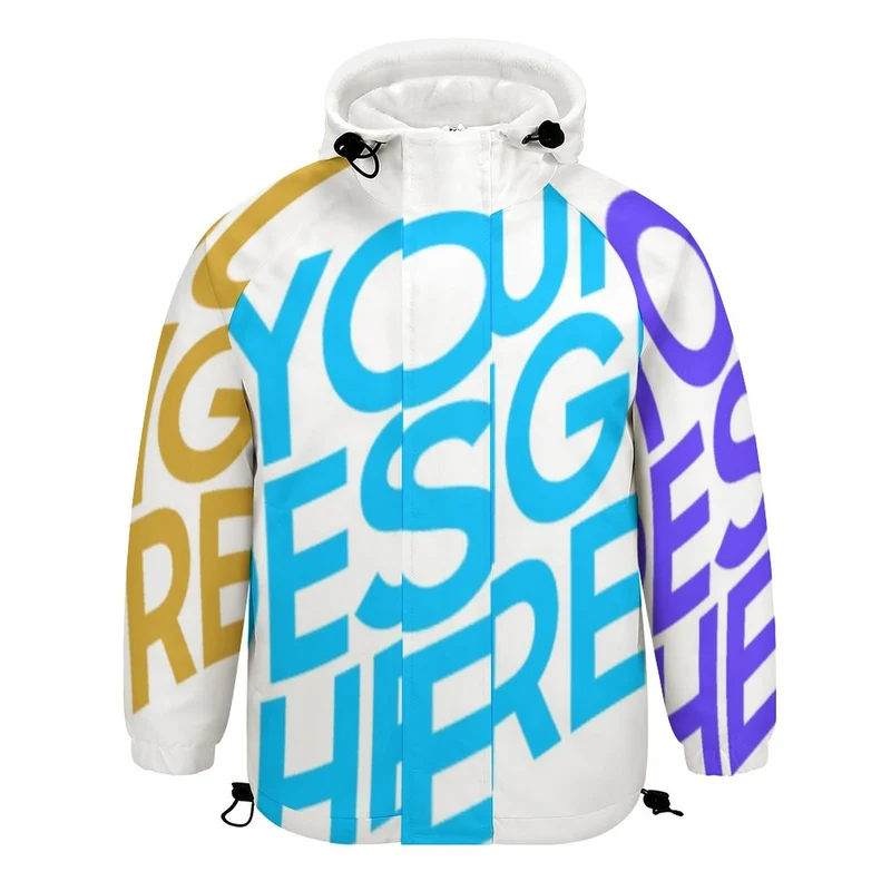 Impression des multi-images sweat à capuche / veste polaire enfant personnalisé avec photo logo motif texte