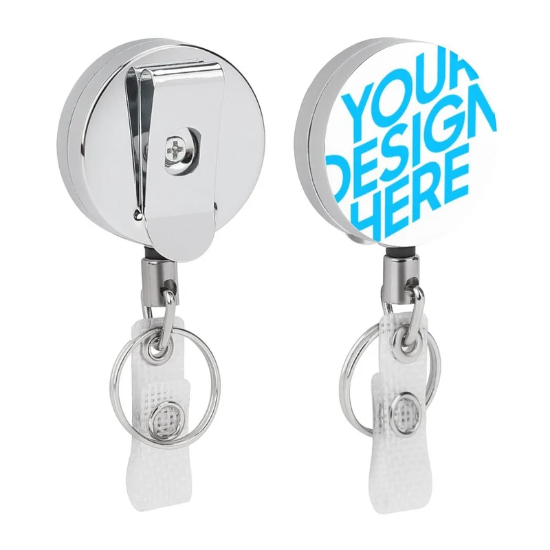 Boucles en métal / clip métallique en acier inoxydable de certificats / cartes personnalisés avec logo photo motif texte