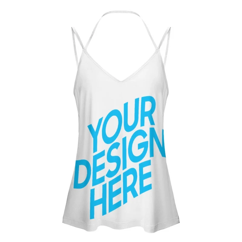 Camisole sous-vêtement chic femme grande taille personnalisée avec photo logo motif texte (impression d’image unique)
