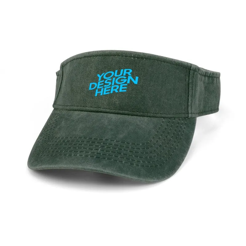 Chapeau pare-soleil en jean de sport Unisexe personnalisé avec photo motif logo texte