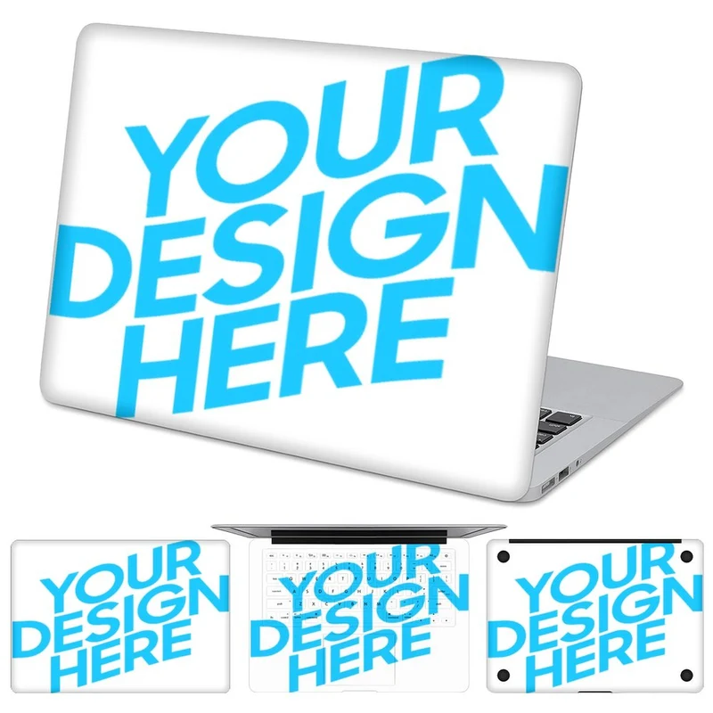 Coque de protection Apple Macbook Air Pro 13 impression personnalisée avec photo texte motif logo