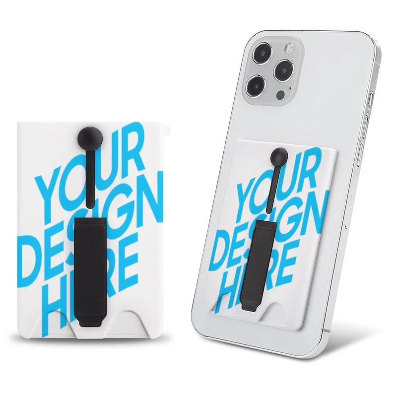 Paquet de cartes autocollant arrière pour téléphone portable personnalisé avec photo texte logo