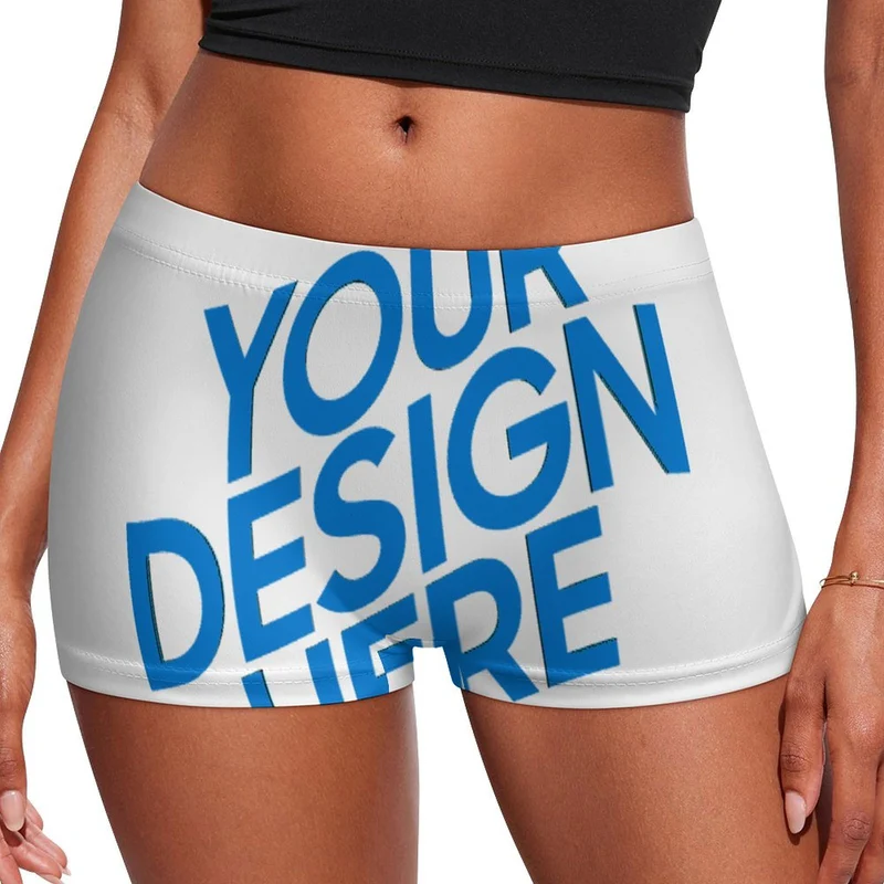 Boxer femme NSPJNK personnalisé avec photo texte prénom