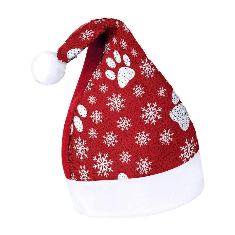 Bonnet de Noël Magique à Paillettes | Cachez Votre Photo !
