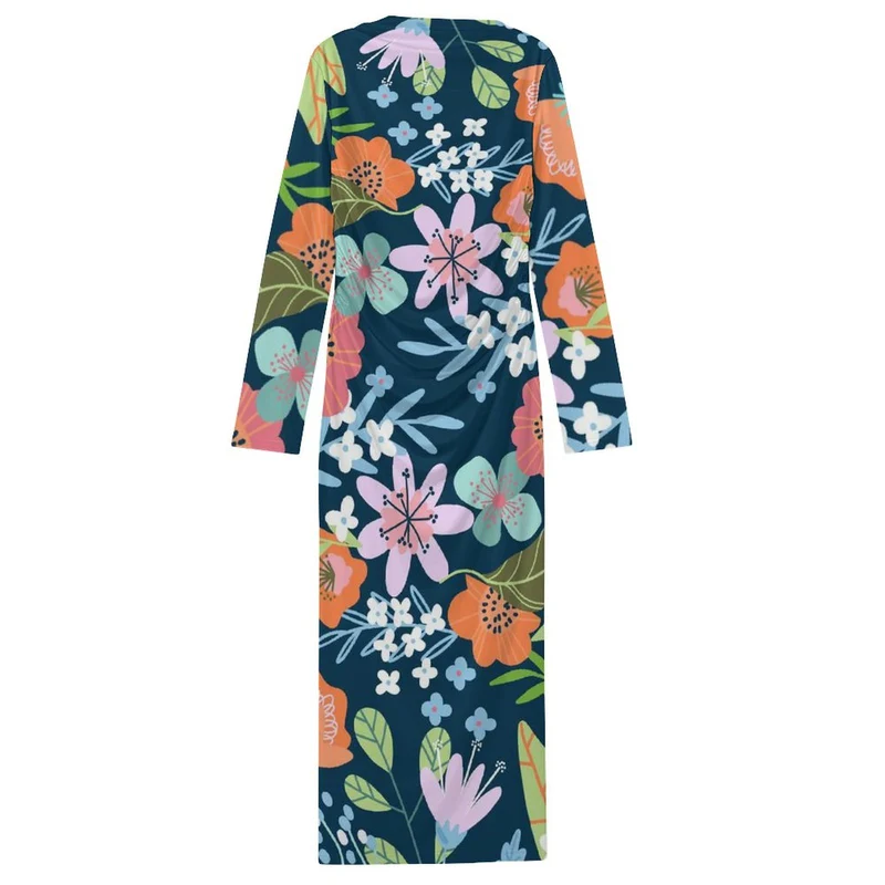 Robe Longue Plissée Personnalisée | Cadeau Anniversaire Femme