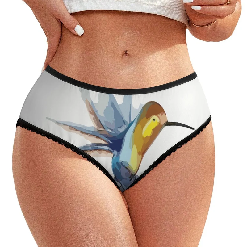 Culotte Dentelle Personnalisable en Soie de Lait - Cadeau Intime