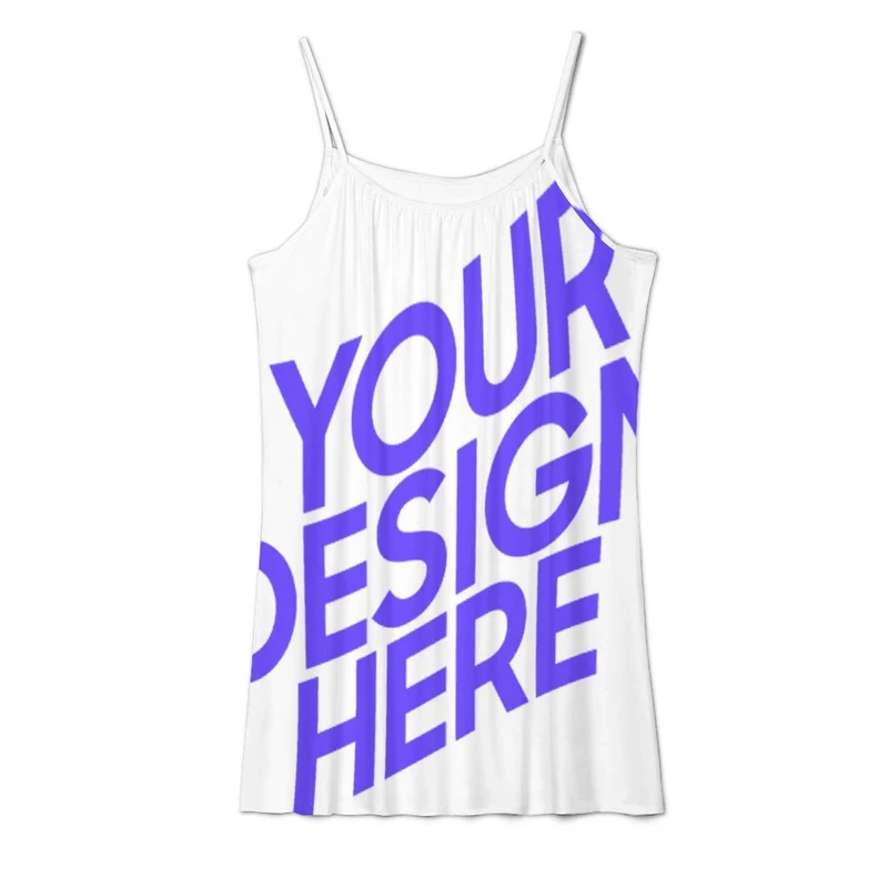 Robe camisole pour femmes F28Q robe décontractée personnalisé avec photo texte prénom