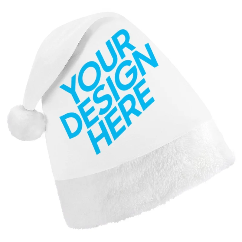 Chapeau de Noël/Bonnet de Noël Adulte Original JJ0525013 imipression personnalisé avec photo motif logo texte