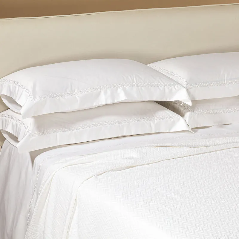 Completo Lenzuola merletto in Raso di cotone