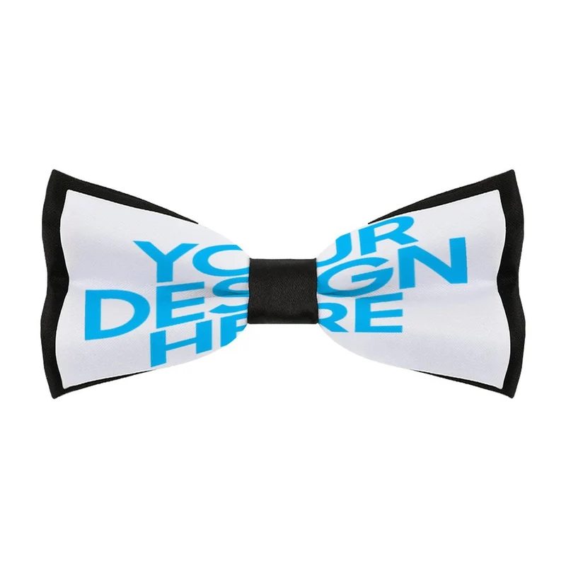 Noeud papillon fait main personnalisé pour homme avec photo texte