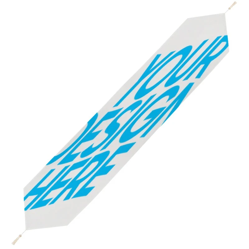 Drapeau de table DIY chemin de table personnalisé avec motif photo texte logo