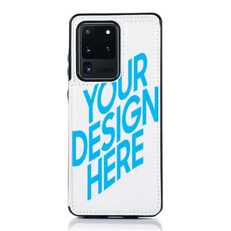 Coque Housse Flip TPU Cuir Samsung S20 Ultra personnalisée avec photo