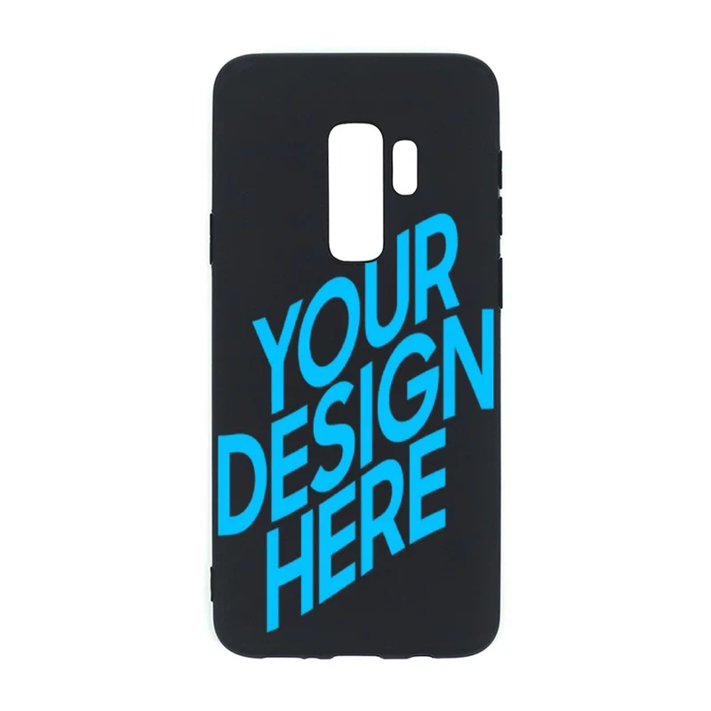 Coque TPU Noir pour Samsung S9 Plus personnalisée avec photo