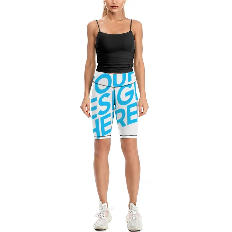 Impression des muliti-images/image unqiue legging short de yoga Y09B personnalisé avec photo motif logo texte