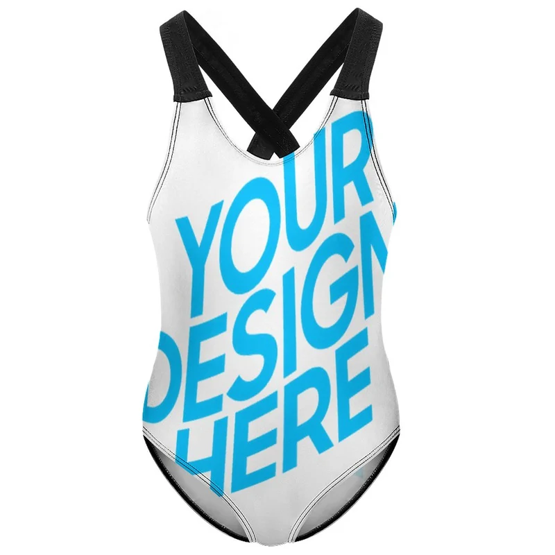 Maillot de bain une pièce à la mode pour filles NT018 personnalisé et imprimé avec photos images ou texte
