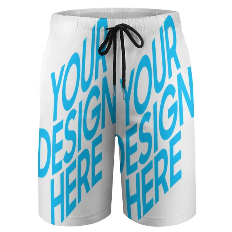 Pantalon de plage à la mode pour les adolescents (conception en quatre pièces) personnalisée avec votre photo ou texte