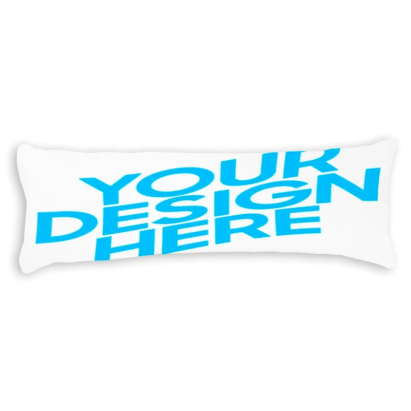 Taies d'oreiller / Housses de coussin personnalisée en polyester en forme de longue bande (impression recto) (20"×54")