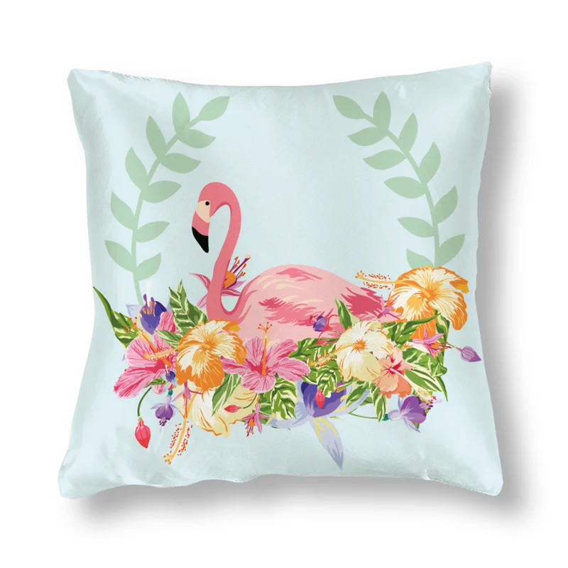 Taie d'oreiller personnalisée en satin (impression recto)