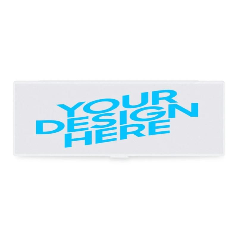 Trousse / plumier en plastique transparent BG1613000 impression personnalisé avec photo logo motif texte