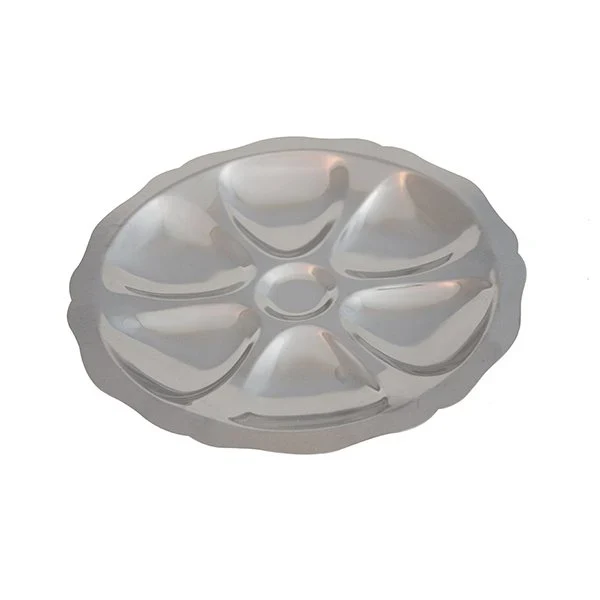 Assiette à huîtres inox Roger Orfèvre