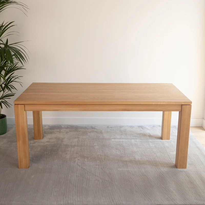 Table de salle à manger fixe en bois massif LUX 2020 | VESKOR