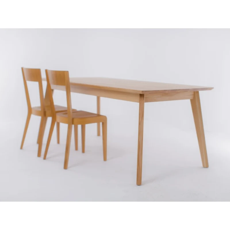 Table de salle à manger fixe en bois massif PREMIER | VESKOR