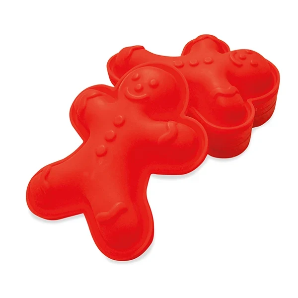 6 moules en silicone Bonhomme pain d’épices Scrapcooking