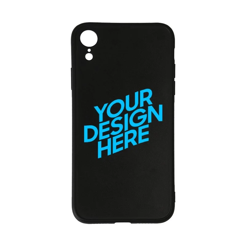 Coque personnalisée iPhone XR en verre avec photo