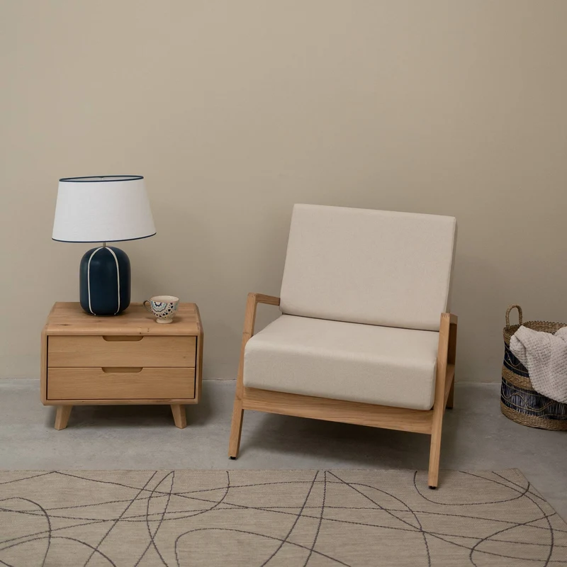 Table de chevet en bois massif SWEDEN 2 | NordicStory