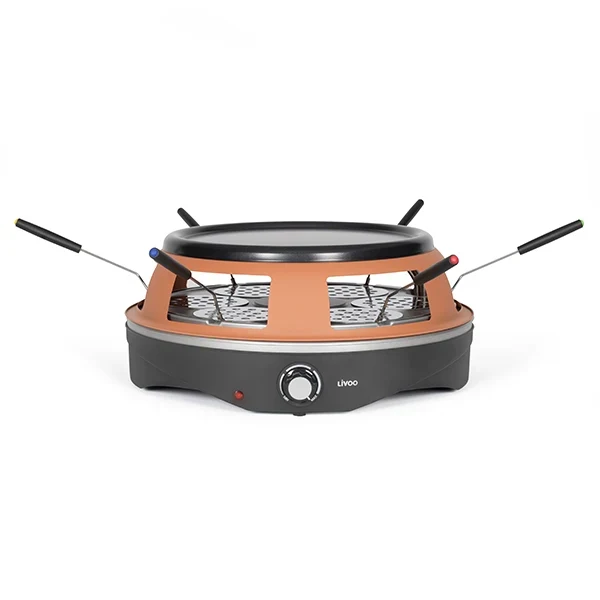 Appareil à pizza pour 6 personnes 1200W DOC304 Livoo