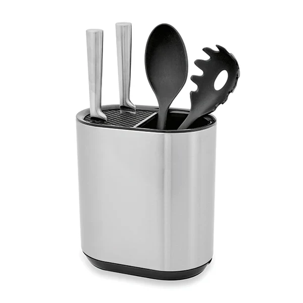Bloc couteaux porte-ustensiles en inox Mathon