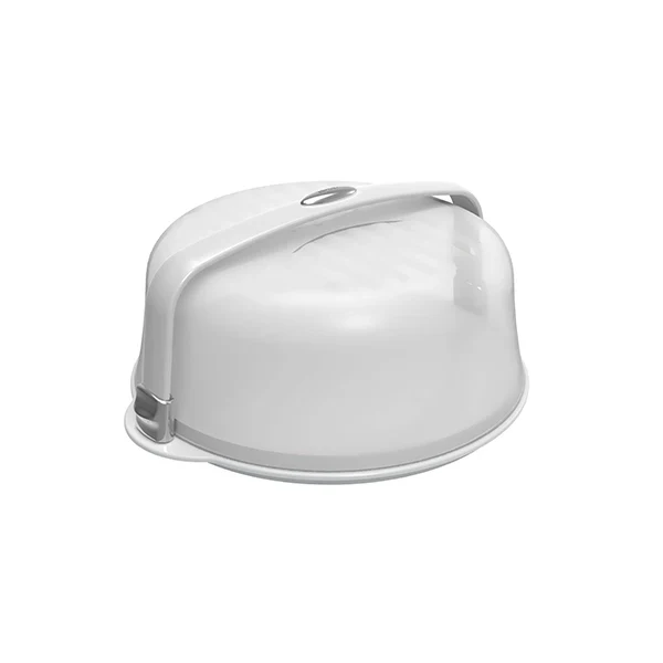 Boîte à gâteau ronde en plastique