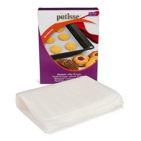 Boîte de 20 feuilles de papier sulfurisé 38 cm Patisse