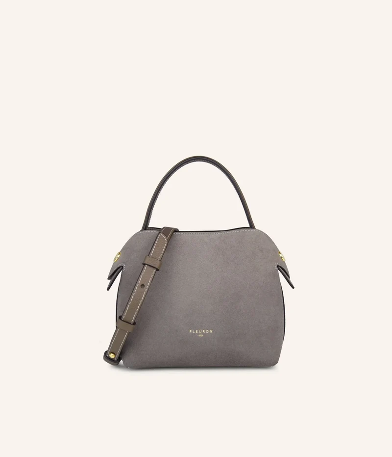 Mini Swann | Suede Taupe