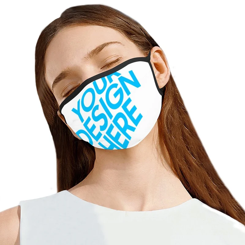 Masque facial enveloppant personnalisé d'une seule pièce KZ09 avec 2 filtres
