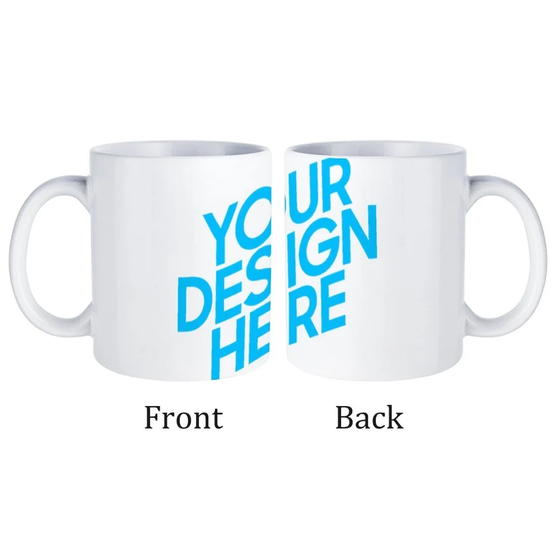 Mugs couple personnalisables en céramique