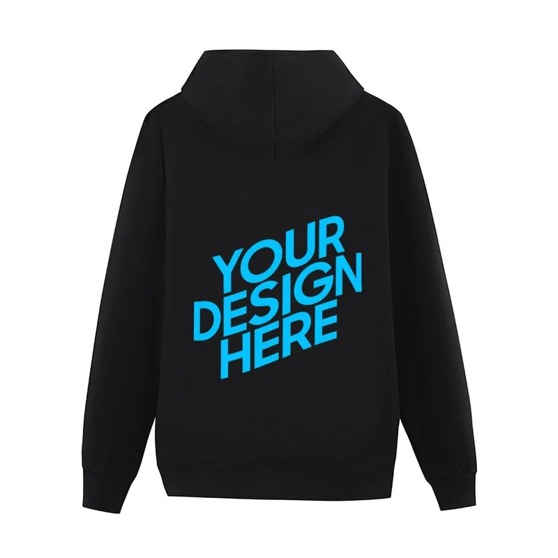 Sweat à capuche personnalisé femme avec poche (impression sur le dos)