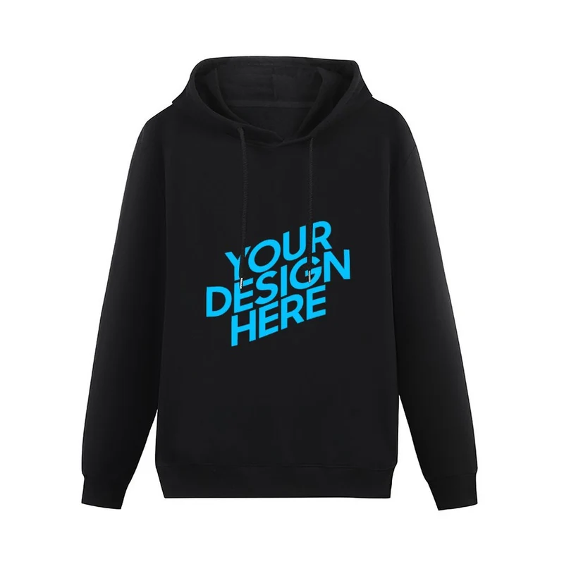 Sweat à capuche ado garçon fille sans poche personnalisé avec photo logo texte (Impression en avant)