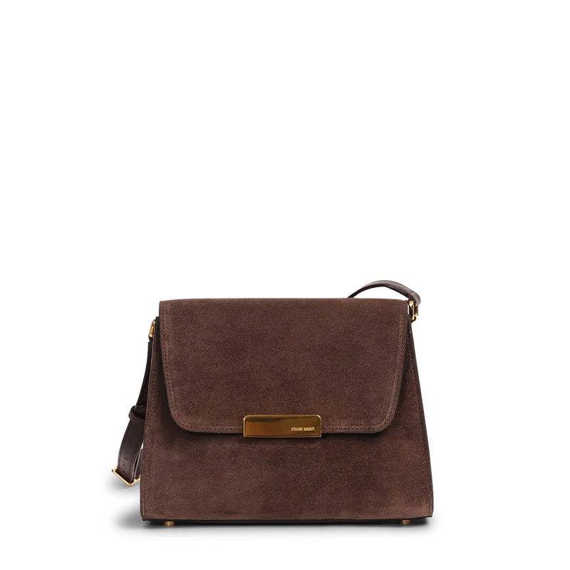 Mini Amelot - Cuir Velours Chocolat