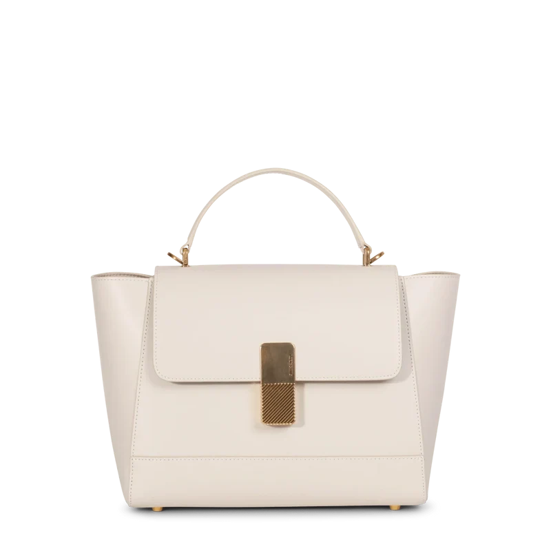Marly - Cuir Box Blanc Cassé