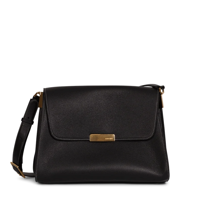 Amelot - Cuir Grainé Noir