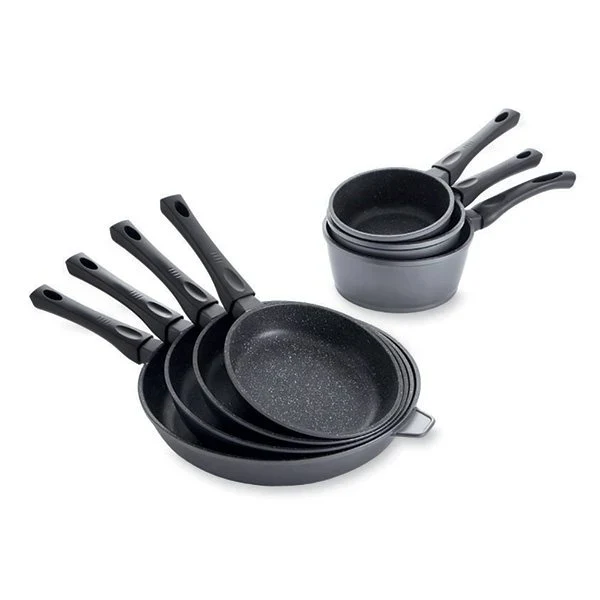 Batterie de cuisine 7 pièces revêtement Dur comme la pierre Mathon