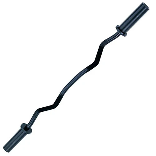 Barre EZ Curl Olympique Noir
