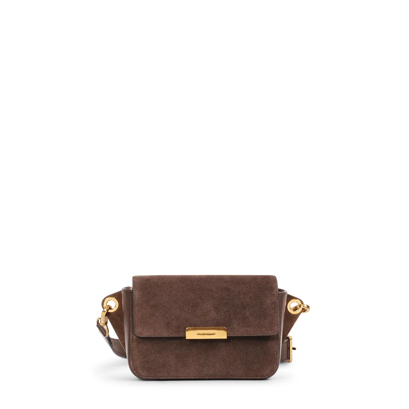 Roquette - Cuir Velours Chocolat
